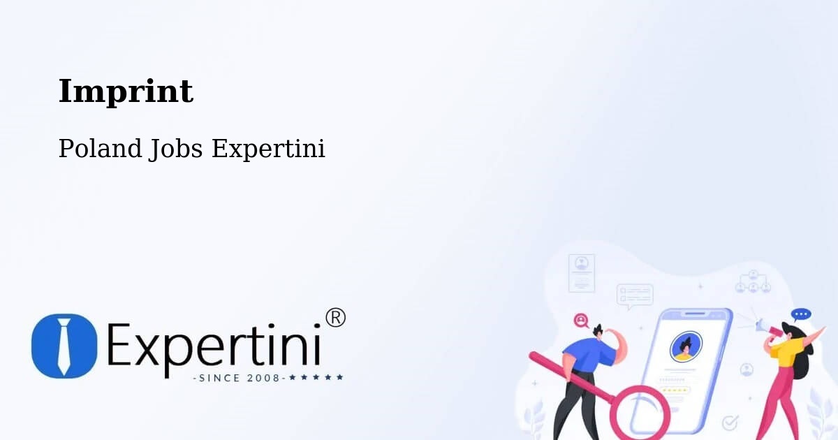 Imprint – Ujazd - Poland Jobs Expertini