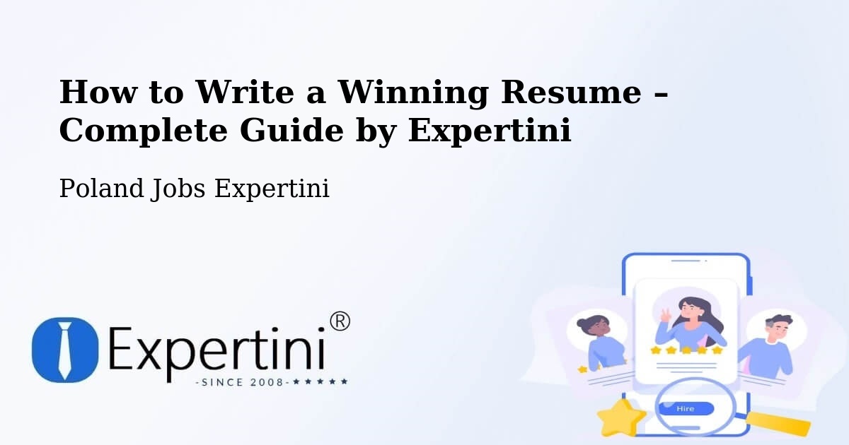 Resume Writing Guide for Job Seekers – Ujazd - Ujazd, Poland Jobs Expertini